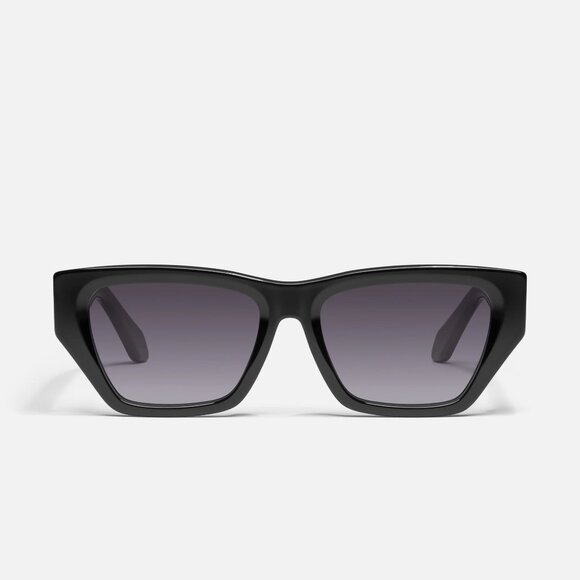 Quay No Apologies Sunglasses in Black / Smoke - Picture 1 of 3